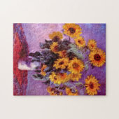 クロード・モネ：ヒマワリ ジグソーパズル (横)