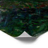 クロード・モネ：フィッシャーマンコテージアットヴァレンゲヴィル ポスター (角)