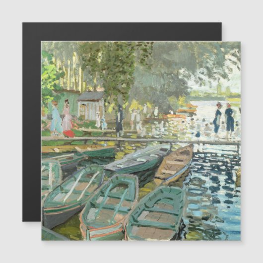 クロード・モネ。ブラザーズアットラグレヌイレ (正面/裏面)