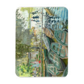 クロード・モネ。ブラザーズアットラグレヌイレ マグネット (縦)