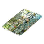 クロード・モネ。ブラザーズアットラグレヌイレ マグネット (左側)