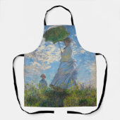 クロード・モネ – プロムナード,パラソルを持つ女性 エプロン (正面)