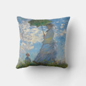 クロード・モネ – プロムナード,パラソルを持つ女性 クッション (裏面)