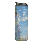 クロード・モネ – プロムナード，パラソルを持つ女性 タンブラー (回転右)