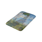 クロード・モネ – プロムナード，パラソルを持つ女性 バスマット (アングル)