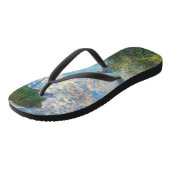 クロード・モネ – プロムナード,パラソルを持つ女性 ビーチサンダル (アングル)