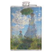 クロード・モネ – プロムナード,パラソルを持つ女性 フラスク (裏面)