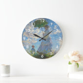 クロード・モネ – プロムナード,パラソルを持つ女性 ラージ壁時計 (ホーム)