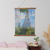 クロード・モネ – プロムナード,パラソルを持つ女性 吊り下げ型タペストリー (寝室)