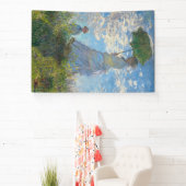 クロード・モネ – プロムナード，パラソルを持つ女性 横断幕 (インサイチュ)