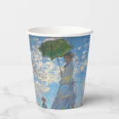 クロード・モネ – プロムナード,パラソルを持つ女性 紙コップ (裏面)