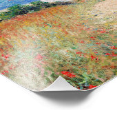 クロード・モネ – プールヴィルの小麦畑の小道 フォトプリント (角)