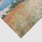 クロード・モネ – プールヴィルの小麦畑の小道 薄葉紙 (詳細)