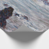 クロード・モネ - ベル・イル沖の嵐 ラッピングペーパー (角)