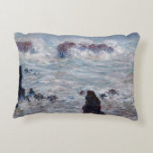 クロード・モネ – ベル・イル海岸沖の嵐 アクセントクッション (裏面)