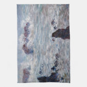 クロード・モネ – ベル・イル海岸沖の嵐 キッチンタオル (縦)