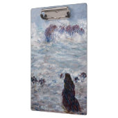 クロード・モネ – ベル・イル海岸沖の嵐 クリップボード (左)