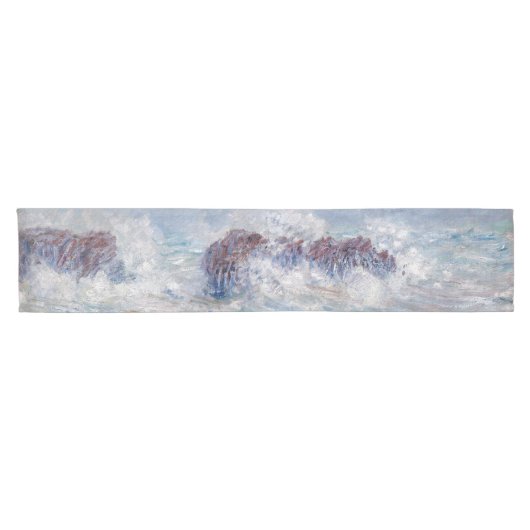 クロード・モネ – ベル・イル海岸沖の嵐 ショートテーブルランナー (横)