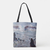 クロード・モネ – ベル・イル海岸沖の嵐 トートバッグ (裏面)