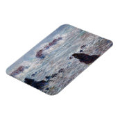 クロード・モネ – ベル・イル海岸沖の嵐 マグネット (左側)