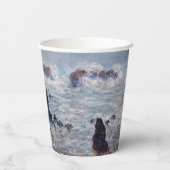 クロード・モネ – ベル・イル海岸沖の嵐 紙コップ (裏面)