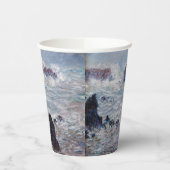 クロード・モネ – ベル・イル海岸沖の嵐 紙コップ (左)