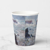 クロード・モネ – ベル・イル海岸沖の嵐 紙コップ (右)