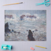 クロード・モネ – ベル・イル海岸沖の嵐 薄葉紙 (クラフト)