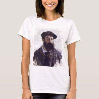 クロード・モネ-ベレー帽1886年の自画像 Tシャツ