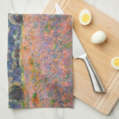 クロード・モネ – ポピー・フィールド1890 (Giverny) キッチンタオル (四つ折り)