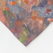 クロード・モネ – ポピー・フィールド1890 (Giverny) フリースブランケット (角)