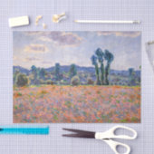 クロード・モネ – ポピー・フィールド1890 (Giverny) 薄葉紙 (クラフト)