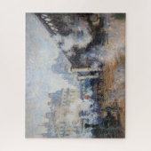 クロード・モネ – ポンドゥルーロップ,ガールサンラザール ジグソーパズル (縦)