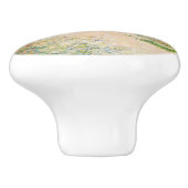 クロード・モネ - ポールヴィユの麦畑の小道 セラミックノブ (側面)