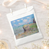 クロード・モネ - ポールヴィーユの崖道 フェイバーバッグ (クリップ留めされた状態)