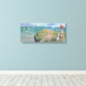 クロード・モネ：ポーヴィルのクリフウォーク キャンバスプリント (インサイチュ (ウッドフロア))