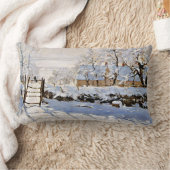 クロード・モネ、マグピー絵画は有名だ。 ランバークッション (ブランケット)