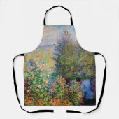 クロード・モネ - モンジェロンの庭の片隅 エプロン (正面)
