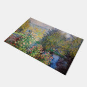クロード・モネ - モンジェロンの庭の片隅 ドアマット (アングル)