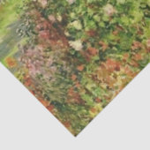 クロード・モネ・モンジェロンの庭の角 薄葉紙 (詳細)