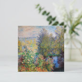 クロード・モネ - モンジェロンの庭の隅 招待状 (スタンド正面)