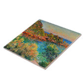 クロード・モネ – モンテカルロ近郊 タイル (側面)