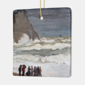 クロード・モネ – ラフ・シー・アット・エレット セラミックオーナメント (左)