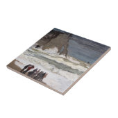 クロード・モネ – ラフ・シー・アット・エレット タイル (側面)