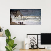 クロード・モネ – ラフ・シー・アット・エレット ポスター (ホームオフィス)