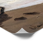 クロード・モネ – ラフ・シー・アット・エレット ポスター (角)