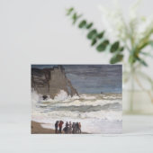 クロード・モネ – ラフ・シー・アット・エレット ポストカード (スタンド正面)