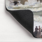 クロード・モネ – ラフ・シー・アット・エレット マウスパッド (コーナー)