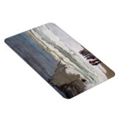 クロード・モネ – ラフ・シー・アット・エレット マグネット (右側)