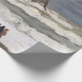 クロード・モネ – ラフ・シー・アット・エレット ラッピングペーパー (角)